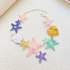 Women's Alloy Shell Long Necklace With Animal Zodiac Pattern And Electroplating Design