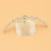 Women's Alloy Silver Plated Rhinestone Inlay Electroplated Bridal Wedding Cake Crown Hair Accessories