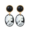 Women's Alloy Skull Tooth Hanging Earrings Retro Palace Style Electroplating