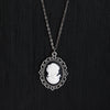 Women's Alloy Skull Tooth Hanging Earrings Retro Palace Style Electroplating