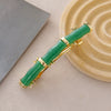 Women's Alloy Spring Clip Hairpin With Seiko Craft And Bamboo Style For Summer And Spring