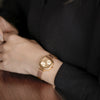 Women's Alloy Square Dial Fashion Simple Elegant Mesh Chain Niche Watch