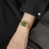 Women's Alloy Square Dial Fashion Simple Elegant Mesh Chain Niche Watch