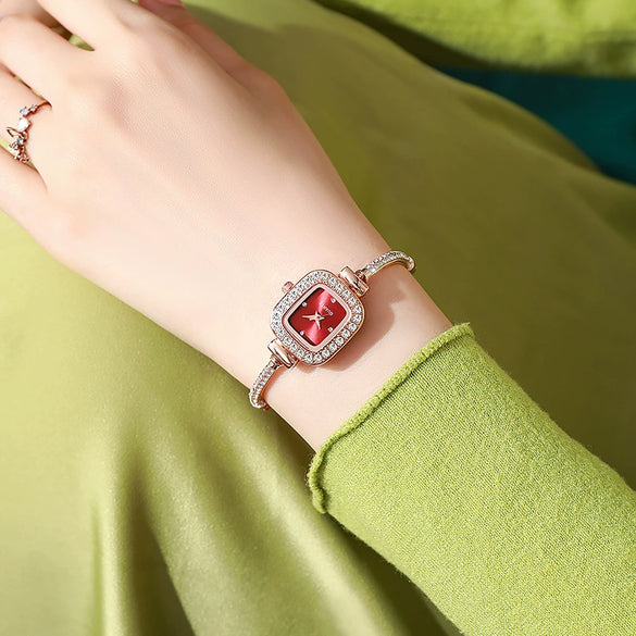 Women's Alloy Square Dial Quartz Casual Fashion Watch