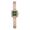 Women's Alloy Square Diamond Bracelet Quartz Watch Fashion Style