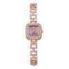 Women's Alloy Square Diamond Bracelet Quartz Watch Fashion Style