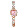 Women's Alloy Square Diamond Bracelet Quartz Watch Fashion Style
