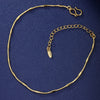 Women's Alloy Square Geometric Pendant Anklet