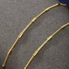 Women's Alloy Square Geometric Pendant Anklet