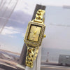 Women's Alloy Square Rhinestone Bracelet Quartz Watch Leisure Style
