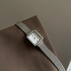 Women's Alloy Stainless Steel Square Dial Retro Luxury Watch