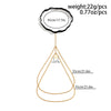 Women's Alloy Star Pendant Tassel Thigh Chain With Artificial Gemstones And Semiprecious Stones Inlay