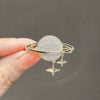 Women's Alloy Star Tassel Brooch With Electroplating Treatment
