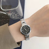 Women's Alloy Steel Band Fashion Compact Dial Bracelet Watch