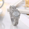Women's Alloy Steel Quartz Watch With Starry Sky Pattern And Roman Digital Fashion Style