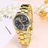 Women's Alloy Strap Casual Round Dial Quartz Watch