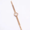 Women's Alloy Strap Round Dial Diamondencrusted Luxury Leisure Watch