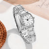 Women's Alloy Strap Round Dial Quartz Watch Simple And Versatile Style