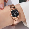 Women's Alloy Strap Round Dial Quartz Watch Simple And Versatile Style