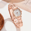 Women's Alloy Strap Round Dial Quartz Watch Simple And Versatile Style