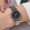 Women's Alloy Strap Round Dial Quartz Watch Simple And Versatile Style