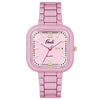 Women's Alloy Strap Square Dial Fashion Luxury Student Calendar Week Watch