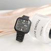 Women's Alloy Strap Square Dial Fashion Luxury Student Calendar Week Watch