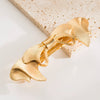 Women's Alloy Twist Bow Spring Clip Hair Accessories With Electroplating