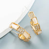 Women's Alloy Ushaped Earrings Simple Fashion Electroplated Jewelry For Wholesale