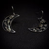 Women's Alloy Vintage Geometric Crescent Earrings With Electroplating
