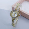 Women's Alloy Watch Round Dial Creative Letters Diamondencrusted Leisure Style