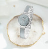 Women's Alloy Watch Round Dial Fashion Trendy Waterproof