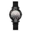 Women's Alloy Watch With Magnet Buckle And Round Dial Leisure Style