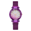 Women's Alloy Watch With Magnet Buckle And Round Dial Leisure Style