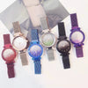 Women's Alloy Watch With Magnet Buckle And Round Dial Leisure Style