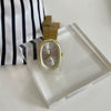 Women's Alloy Watch With Rose Gold Buckle Round Dial And Onion Crown Simple Elegant Retro Leisure Style