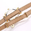 Women's Alloy Watch With Round Dial And Letter Pendant Leisure Style