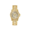 Women's Alloy Watch With Round Dial And Stainless Steel Clasp Leisure Style