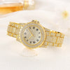 Women's Alloy Watch With Round Dial And Stainless Steel Clasp Leisure Style