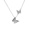 Women's Alloy Water Drop Lava Necklace With U Shaped Pendant Electroplated Cross Chain Trendy Light Luxury Clavicle Chain