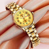 Women's Alloy Waterproof Quartz Watch Business Style Round Dial