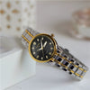 Women's Alloy Waterproof Quartz Watch Business Style Round Dial