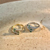 Women's Alloy Zodiac Snake Winding Open Ring With Electroplating