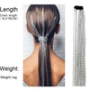 Women's Aluminum Hair Chain Silverplated Tassel Bb Clip Hair Accessories