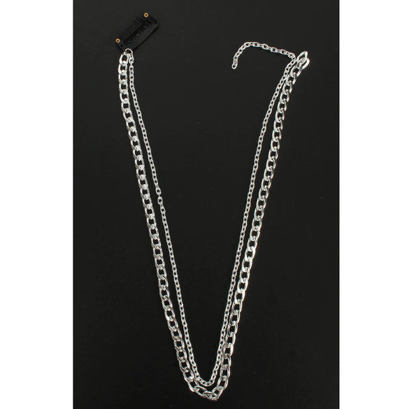 Women's Aluminum Hair Chain Silverplated Tassel Bb Clip Hair Accessories