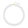 Women's Ancient Style Geometric Resin Beaded Necklace With Electroplated Detail Fashion Clavicle Chain Jewelry