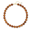 Women's Ancient Style Geometric Resin Beaded Necklace With Electroplated Detail Fashion Clavicle Chain Jewelry
