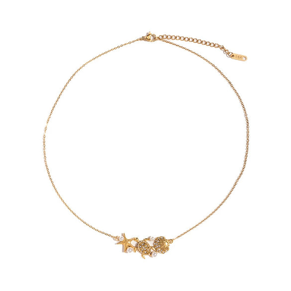 Women's Animals Pattern Stainless Steel Titanium Steel Electroplating Necklace