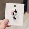 Women's Antilight Alloy Kitten Spot And Flower Pattern Electroplated Brooch For Suit Accessories