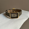 Women's Antique Retro Watch With Pu Belt And Metal Case